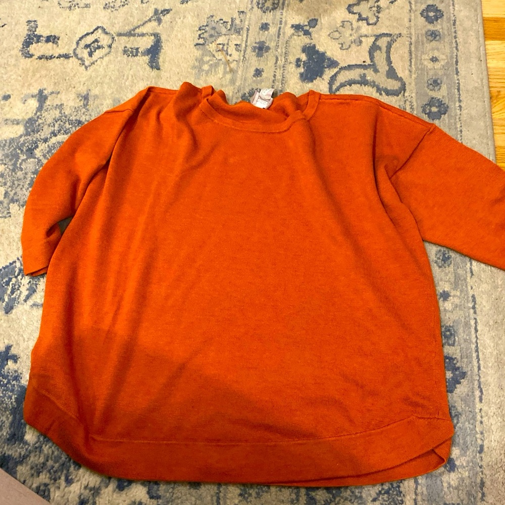 Chico’s size 3 orange sweater